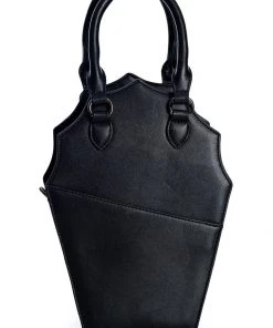 Banned Ghoul Spiderweb Handbag Black