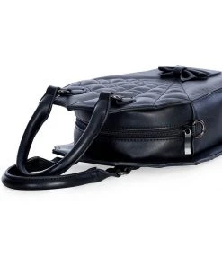 Banned Ghoul Spiderweb Handbag Black