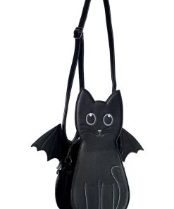 Banned Wendigo Cat Bat Backpack Black New In