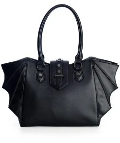New In Banned Annabella Batwing Shoulderbag Black