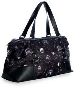 Banned Space Cat Gym Weekend Bag Black