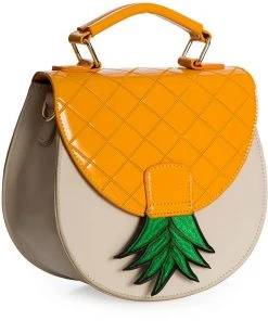 Banned Tropical Pinapple Bag White New In