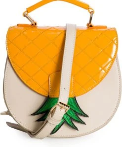 Banned Tropical Pinapple Bag White New In