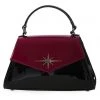 New In Banned Dance The Night Away Handbag Burgundy