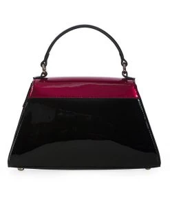 New In Banned Dance The Night Away Handbag Burgundy