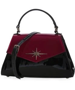New In Banned Dance The Night Away Handbag Burgundy