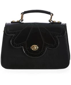 Banned Scalloped Handbag Black New In