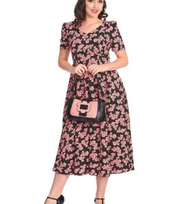 New In Banned Evening Primrose 60's Baguette Bag Pink