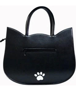 Banned Cat In The Bag Shoulder Bag Black