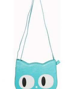New In Banned Addis Kitten Handbag Blue