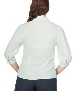 Banned Toucan 40's Blouse Mint Green