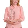 Banned Bunny Hop 40's Blouse Blush