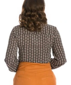 Banned Gatsby 40's Blouse Black