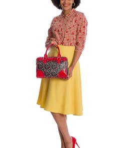 Banned Cherry Amore 40's Blouse Red New In