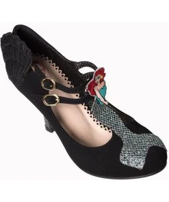 Banned Stella Starlight Mermaid Pumps Zwart