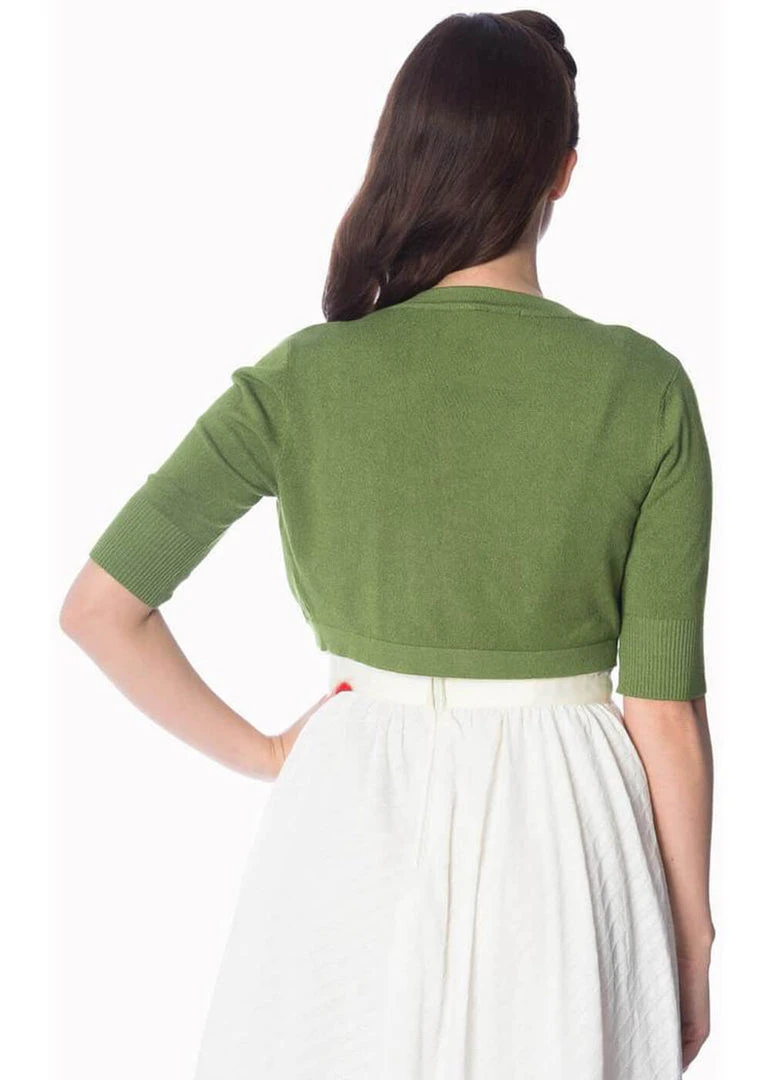 Banned Hudson 50's Bolero Apple Green