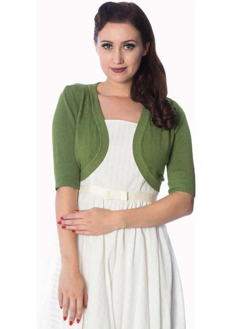 Banned Hudson 50's Bolero Apple Green