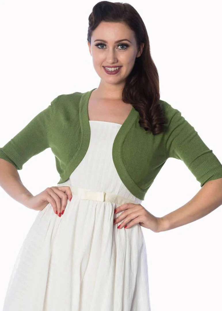 Banned Hudson 50's Bolero Apple Green