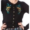 Banned Liberty Dragons 50's Cardigan Black New In