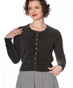 Banned Cosy Knit 50's Top Green New In