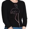 New In Banned Flamingo Honnie 50's Cardigan Black