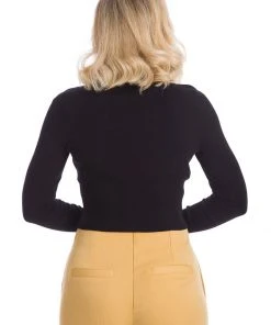 Banned Rainbow Days Ahead 60's Cardigan Black New In