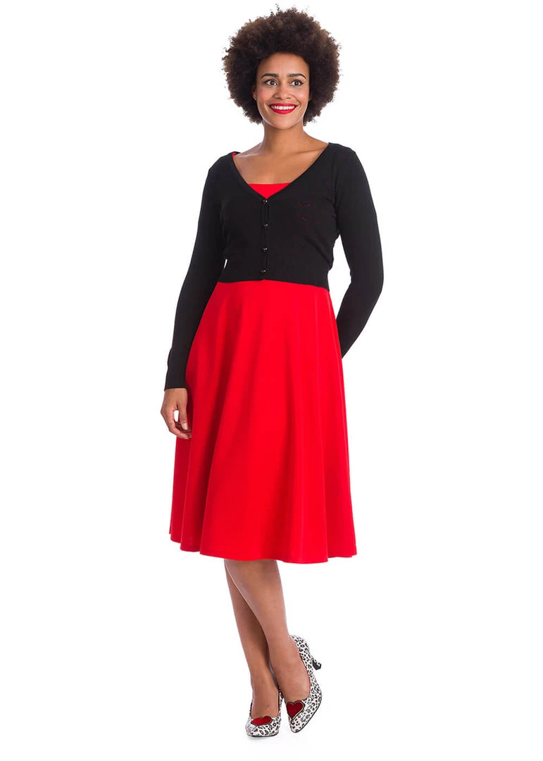 New In Banned Love Dream 50's Cardigan Black