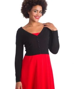 New In Banned Love Dream 50's Cardigan Black