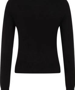 Banned Poison RIP Skull 50's Cardigan Black