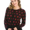 Banned True Love 50's Cardigan Black