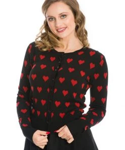 Banned True Love 50's Cardigan Black