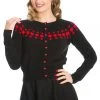 Banned Love Wins 50's Cardigan Black
