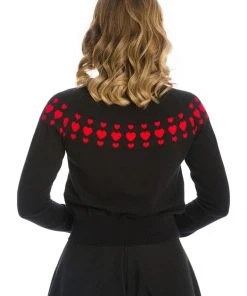 Banned Love Wins 50's Cardigan Black