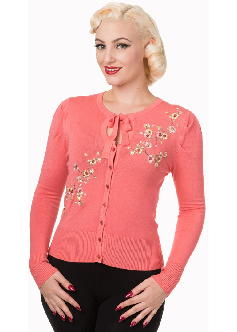 Banned Kyoto 40's Cardigan Coral
