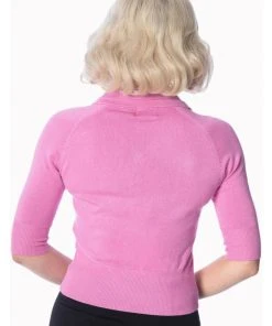 New In Banned April Bow 40's Cardigan Pink