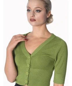 Banned Overload 50's Cardigan Apple Green