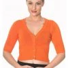 Banned Overload Cardigan Orange Color New In