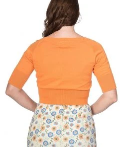 Banned Raven 50's Cardigan Orange New In