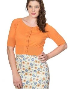 Banned Raven 50's Cardigan Orange New In