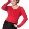 Banned Dolly 50's Cardigan Red