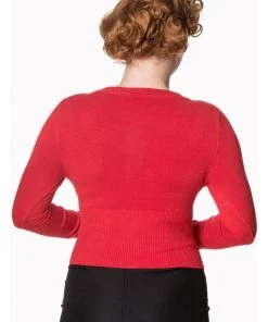 Banned Dolly 50's Cardigan Red