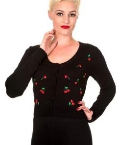 Banned Drive Me Crazy 50's Cardigan Black