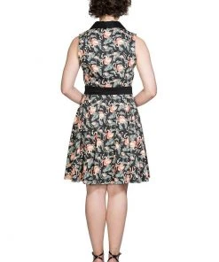 Banned Flamingo Honnie 50's Swing Dress Black