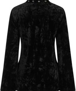 New In Banned Big Crush Velvet 60's Dress Black