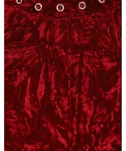 Banned Big Crush Velvet 60's Dress Burgundy