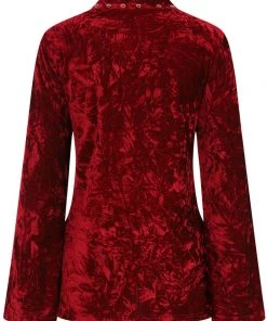 Banned Big Crush Velvet 60's Dress Burgundy