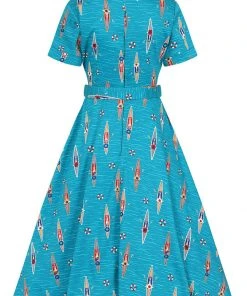Banned Regatta Girl 50's Swing Dress Blue New In