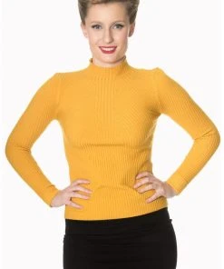 Banned Let's Tango Jumper Mustard