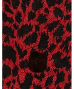 Banned Raptor Leopard 50's Jumper Red