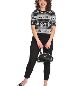 Banned Ghost Delight 50's Jumper White